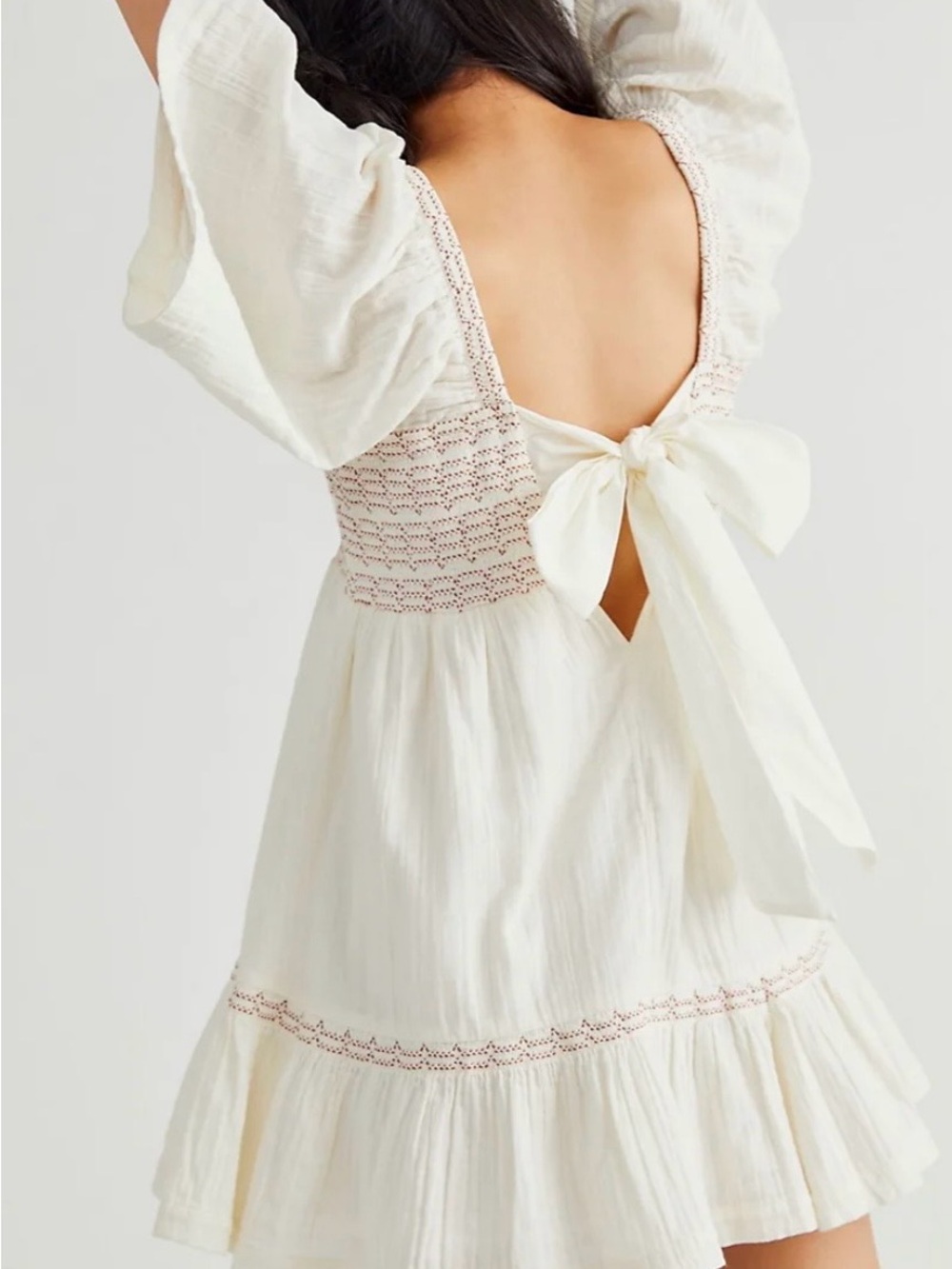 NWOT Free People Easy to Love Mini Dress in Moonglow - Picture 3 of 10